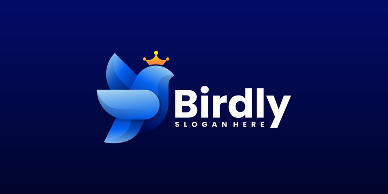 Bird King Gradient Logo Style - Features Image 1