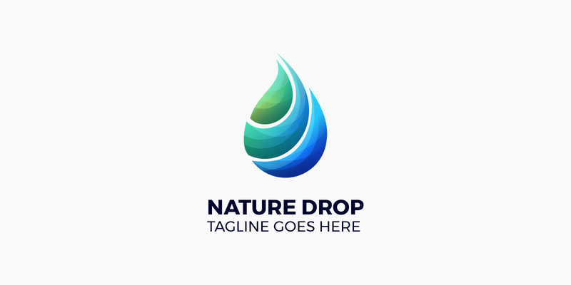 Příroda Drop Gradient Logo - Features Image 1