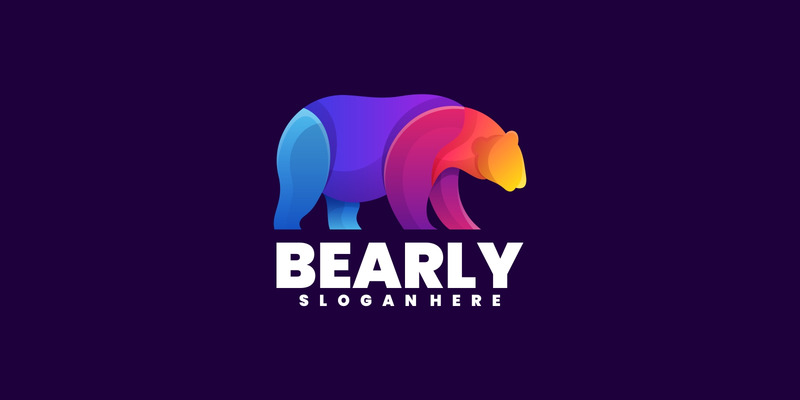 Bear Gradient Colorful Logo Vol.1 - Features Image 1