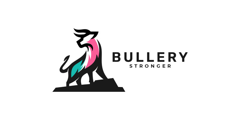 公牛色简约标志风格 - Features Image 1