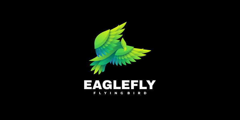Flying Eagle Gradient Logo - Features Image 1