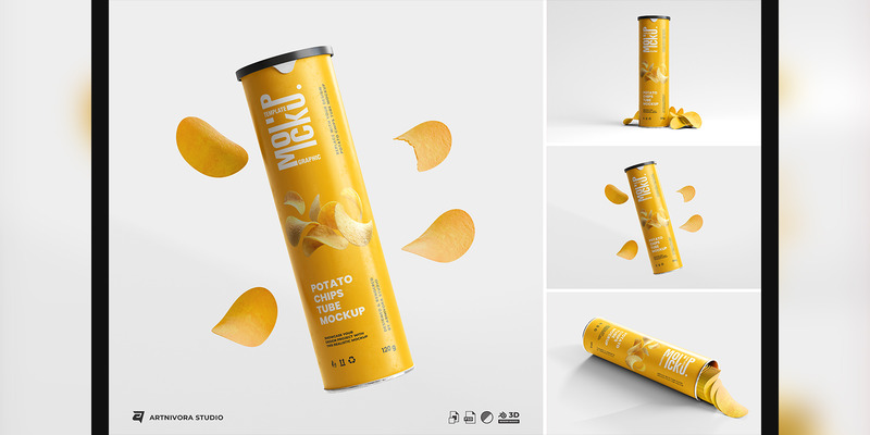 Mockup-ontwerp voor een chipskoker - Features Image 1