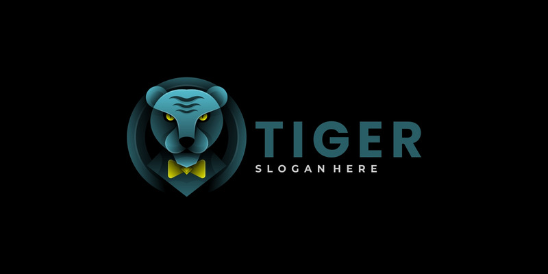 Modelli di logo sfumato tigre - Caratteristiche Immagine 1