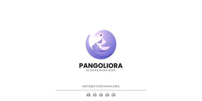 Gradient Modern Pangolin Logo Design - Features Image 1