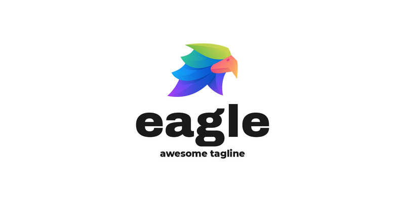 Eagle Gradient Kleurrijk Logo 4 - Features Image 1