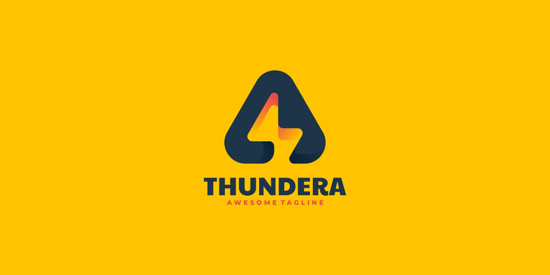 Thunder En Enkel Logotypstil - Features Image 1