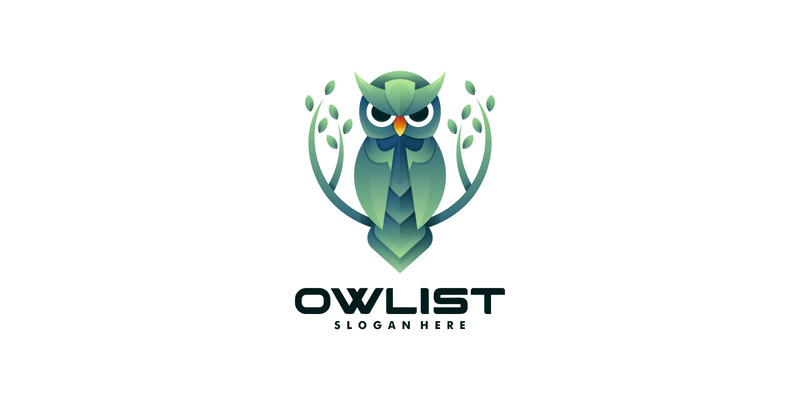 Nature Owl Gradient Logo Style Vol.1 - Features Image 1