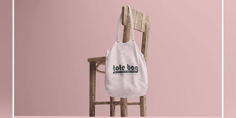 Modello di mockup di borse tote - Caratteristiche Immagine 1