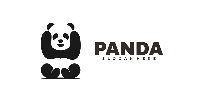 Estilo do logotipo da silhueta da Panda - Features Image 1