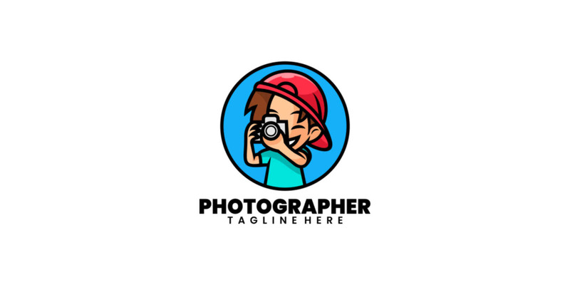 Logotipo de dibujos animados de fotógrafo - Características Imagen 1