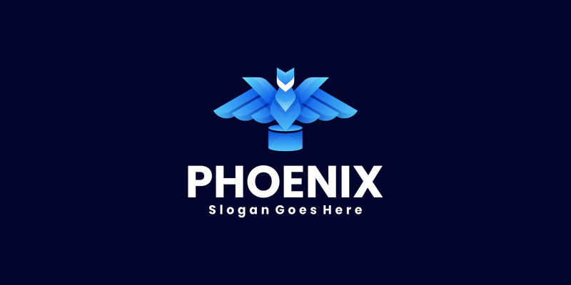 Modern Gradient Phoenix Colorful Logo Design - Features Image 1