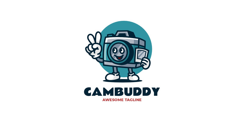 Mascot Camera Logo Design Template - Features Image 1