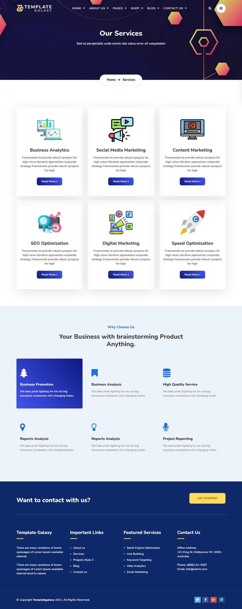 Templategalaxy - SEO & Digital Marketing WordPress Theme - Features Image 5