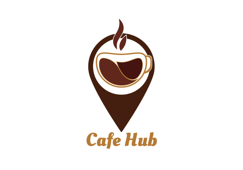 Cafe Hub And Coffee Logo Template 180590 TemplateMonster