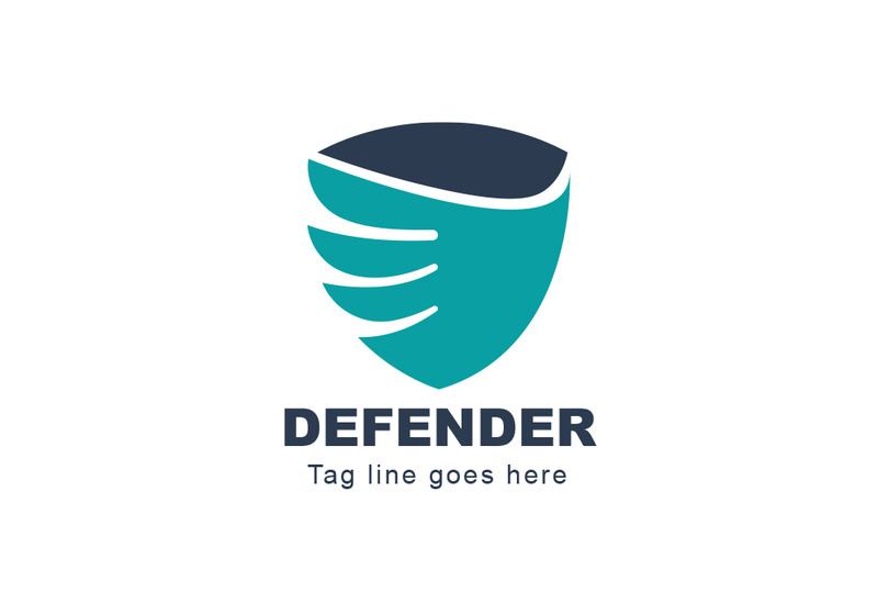 Wing and Shield Logo Template - Features Image 1