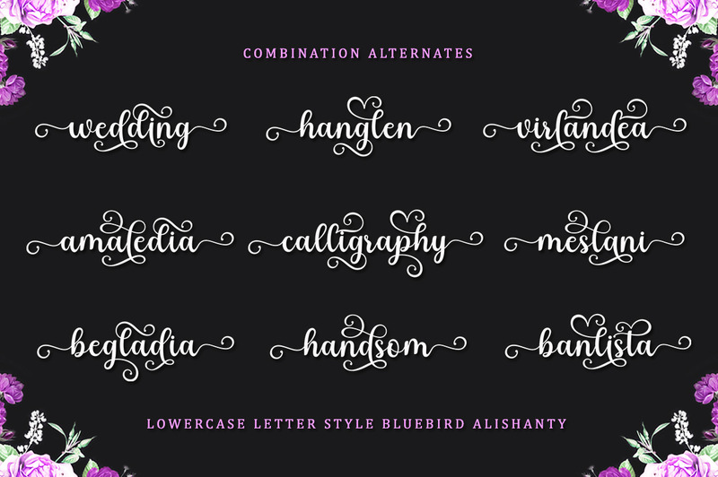 Calligrafia moderna di Bluebird Alishanty - Caratteristiche Immagine 13