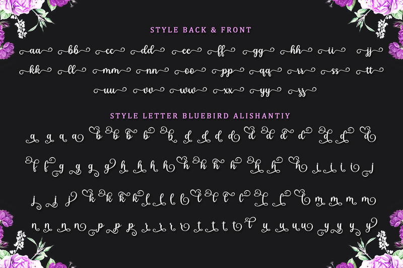 Calligrafia moderna di Bluebird Alishanty - Caratteristiche Immagine 8