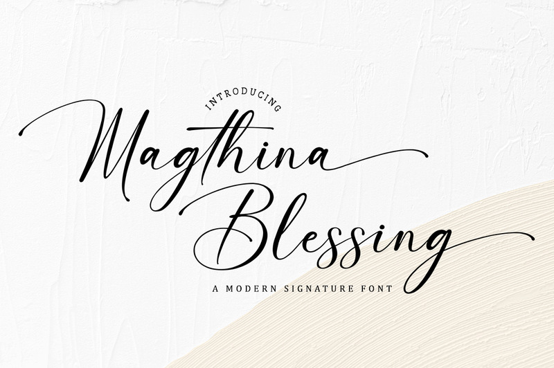 Magthina Blessing Signature Font - Features Image 10