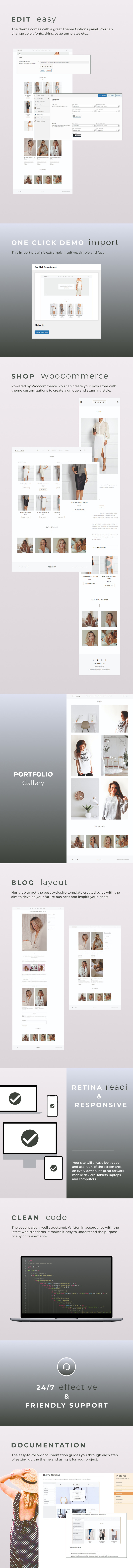 Platonic - Own WooCommerce Store for Elementor WordPress - Features Image 1