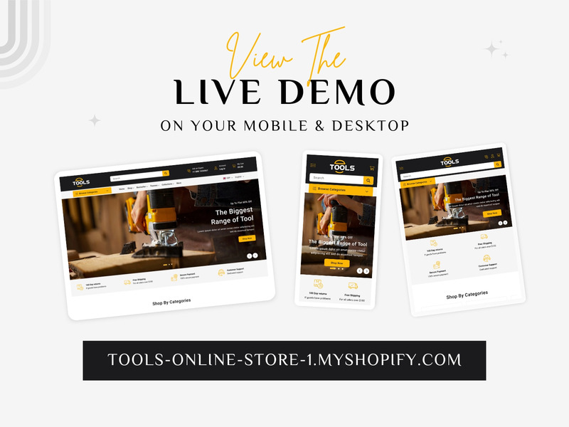 ToolsPro - Šablona nástrojů pro Shopify | Šablona Shopify 2.0 - Features Image 2