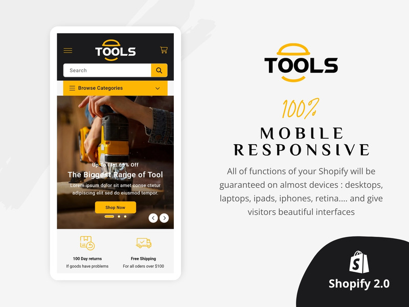 ToolsPro - Šablona nástrojů pro Shopify | Šablona Shopify 2.0 - Features Image 8