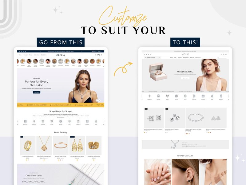 Olelia Jewelry – Tema de Shopify para joyería exquisita | Shopify 2.0 - Características Imagen 3
