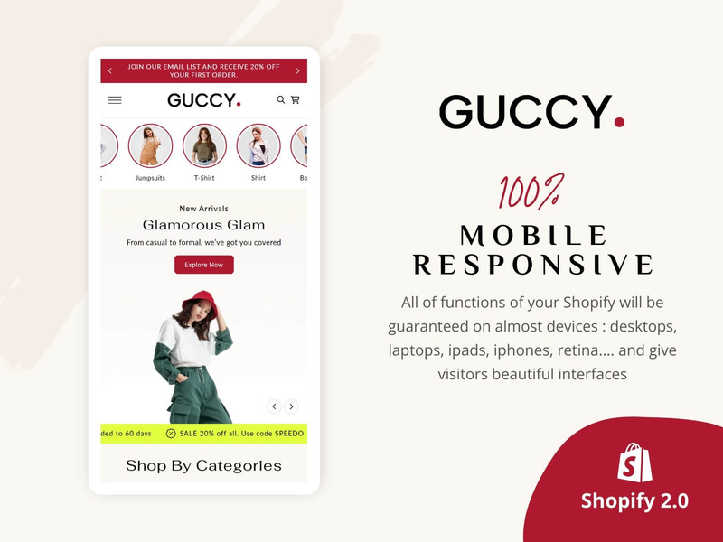 Guccy – Tema Shopify per la moda di lusso | Shopify 2.0 - Caratteristiche Immagine 8