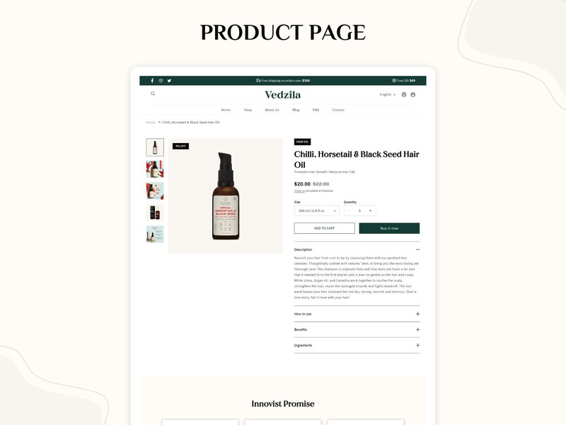 Vedzila — motyw Shopify 2.0 do pielęgnacji skóry | Motyw Shopify Beauty - Obraz funkcji 3