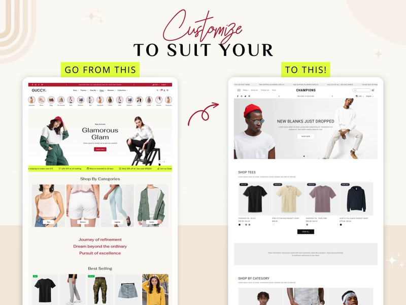 Guccy – Tema Shopify per la moda di lusso | Shopify 2.0 - Caratteristiche Immagine 3