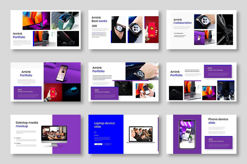 Amink – Business PowerPoint Template - TemplateMonster