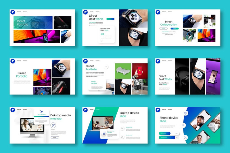 Direct – Business PowerPoint Template - Features Image 4