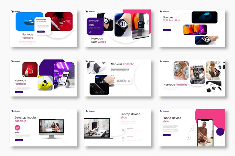 Nervous – Business PowerPoint Template - TemplateMonster