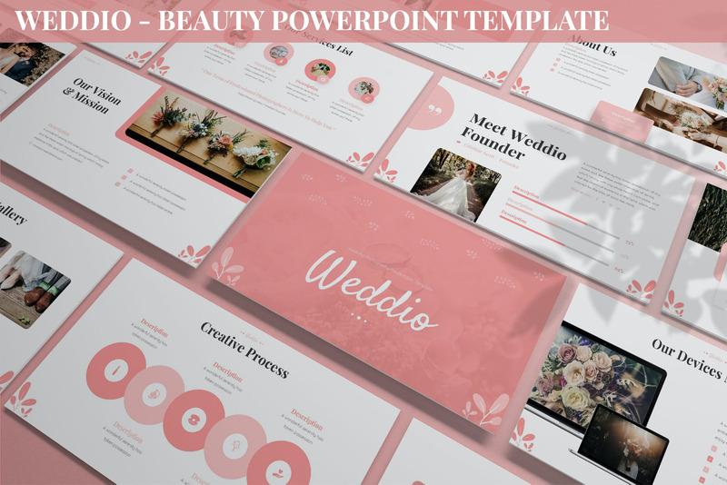 Weddio - Beauty Powerpoint Template - Features Image 1