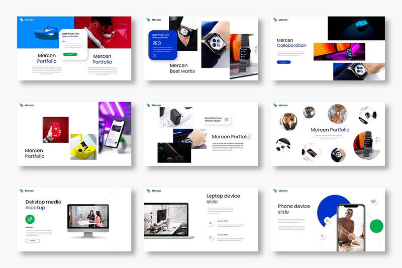 Mercen – Business PowerPoint Template - TemplateMonster