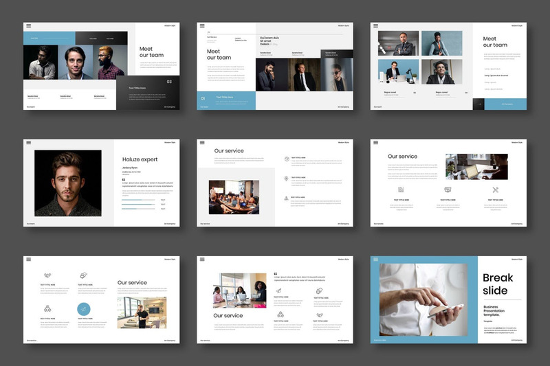 Haluze – Business PowerPoint Template - Features Image 3