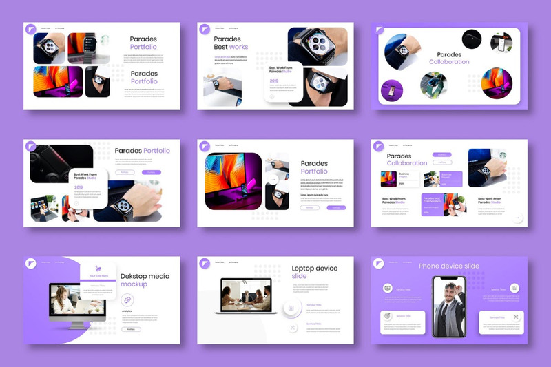 Parades – Business PowerPoint Template - TemplateMonster