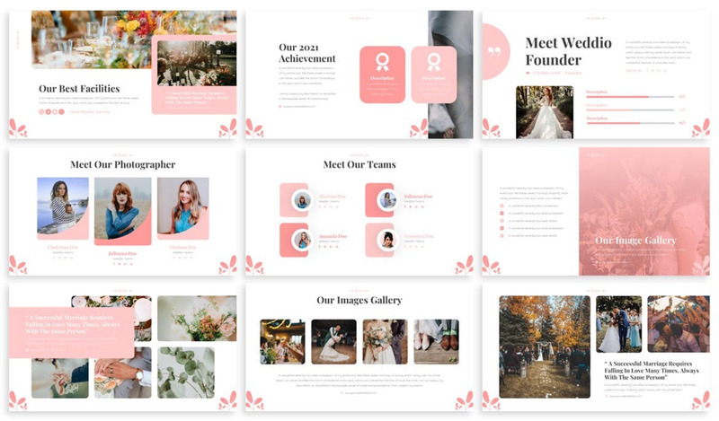 Weddio - Beauty Powerpoint Template - Features Image 3