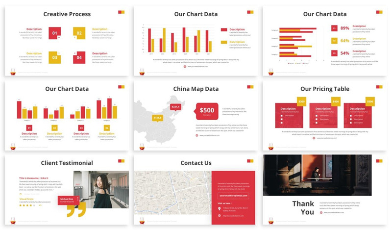 Shanghai - Travel Powerpoint Template - Features Image 4