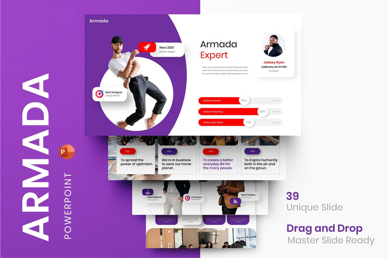 Armada – Business PowerPoint Template - Features Image 1