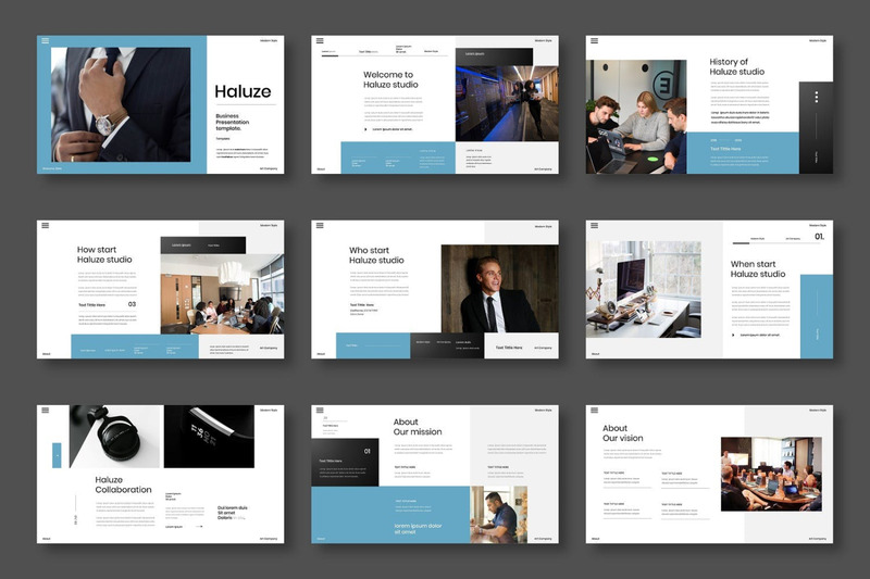Haluze – Business PowerPoint Template - Features Image 2