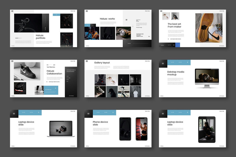Haluze – Business PowerPoint Template - Features Image 4