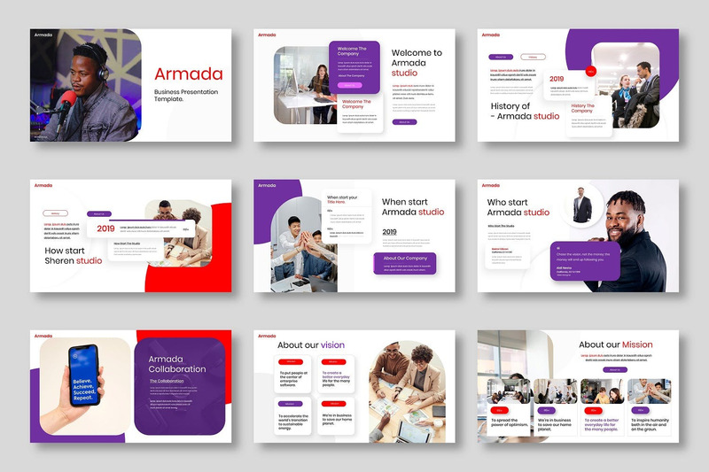 Armada – Business PowerPoint Template - Features Image 2