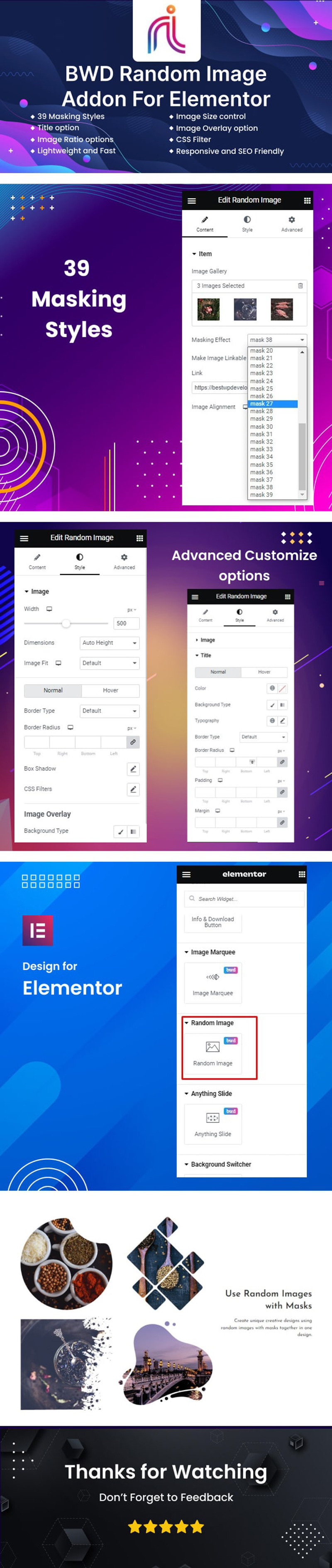 Random Image WordPress Plugin For Elementor - Features Image 1
