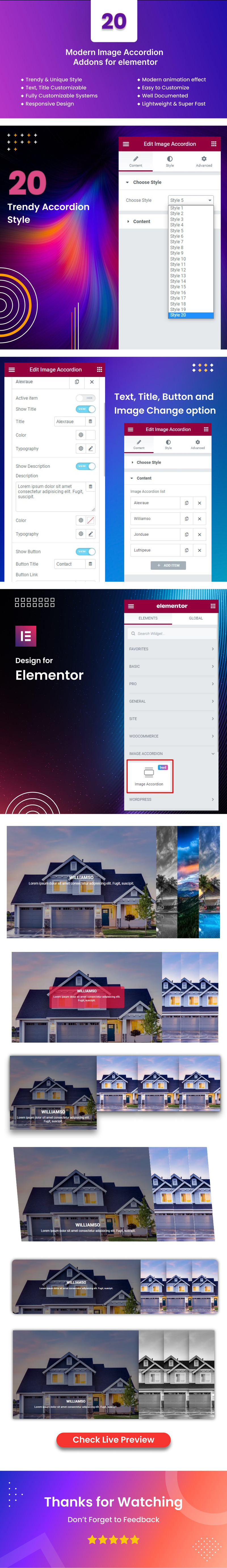 Image Accordion WordPress Plugin For Elementor