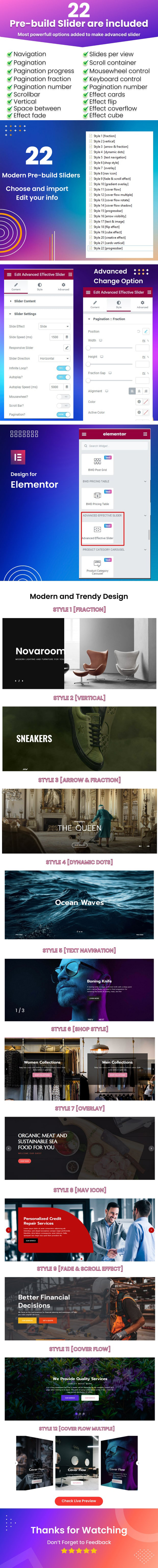 Advanced Slider WordPress Plugin For Elementor - Features Image 1
