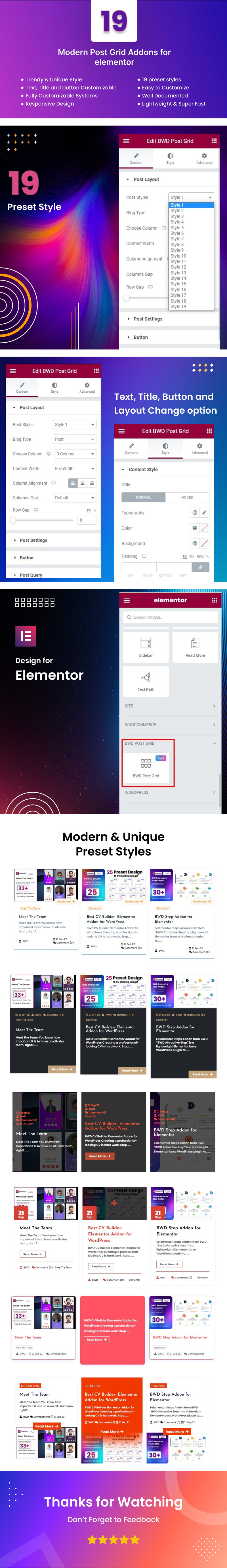 Blog Post Grid WordPress Plugin For Elementor