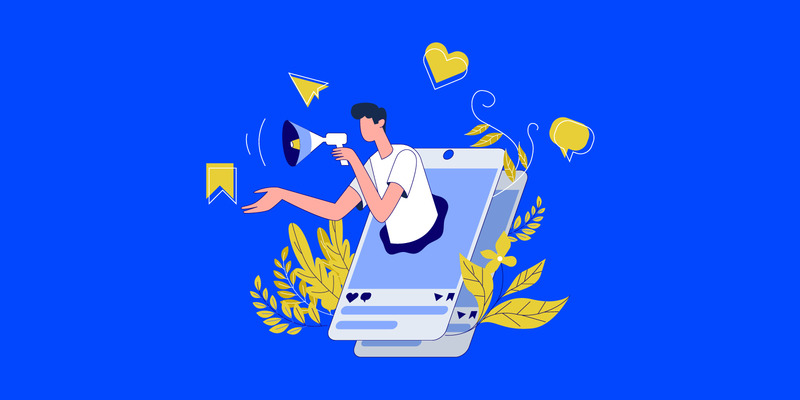 Цифровий маркетинг плоскі ілюстрації дизайн вектор концепції - Features Image 1
