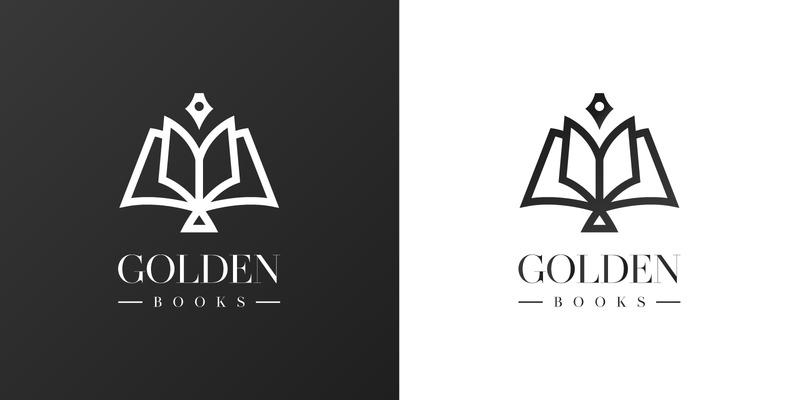 Altın Kitap Logo Simge Tasarım Konsepti - Features Image 1