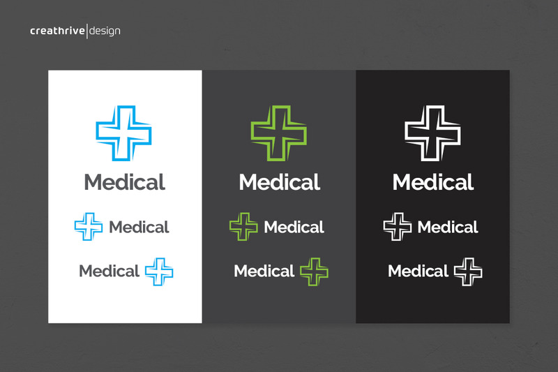 Medizinische einfache Logo-Vorlage - Eigenschaften Bild 2
