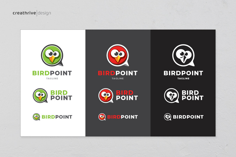 Bird Point Fun Logo Template - Features Image 2